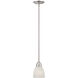 Torino 1 Light 5 inch Brushed Nickel Mini Pendant Ceiling Light
