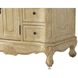 Danville 36 X 36 inch Antique Beige Bathroom Vanity Cabinet