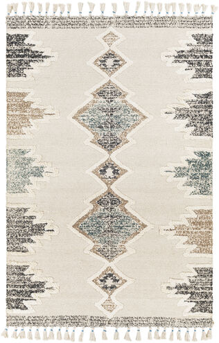 Khemisset 48 X 30 inch Black Rug in 2 x 4, Rectangle