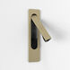 Keta 2.64 inch Matte Gold Interior Reading Light Wall Light