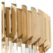 Seneca Falls 8 Light 34 inch Matte Gold Chandelier Ceiling Light
