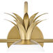 Palma 3 Light 24 inch Heritage Brass Vanity Light Wall Light