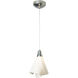 Mobius 1 Light 7.3 inch Sterling Mini Pendant Ceiling Light