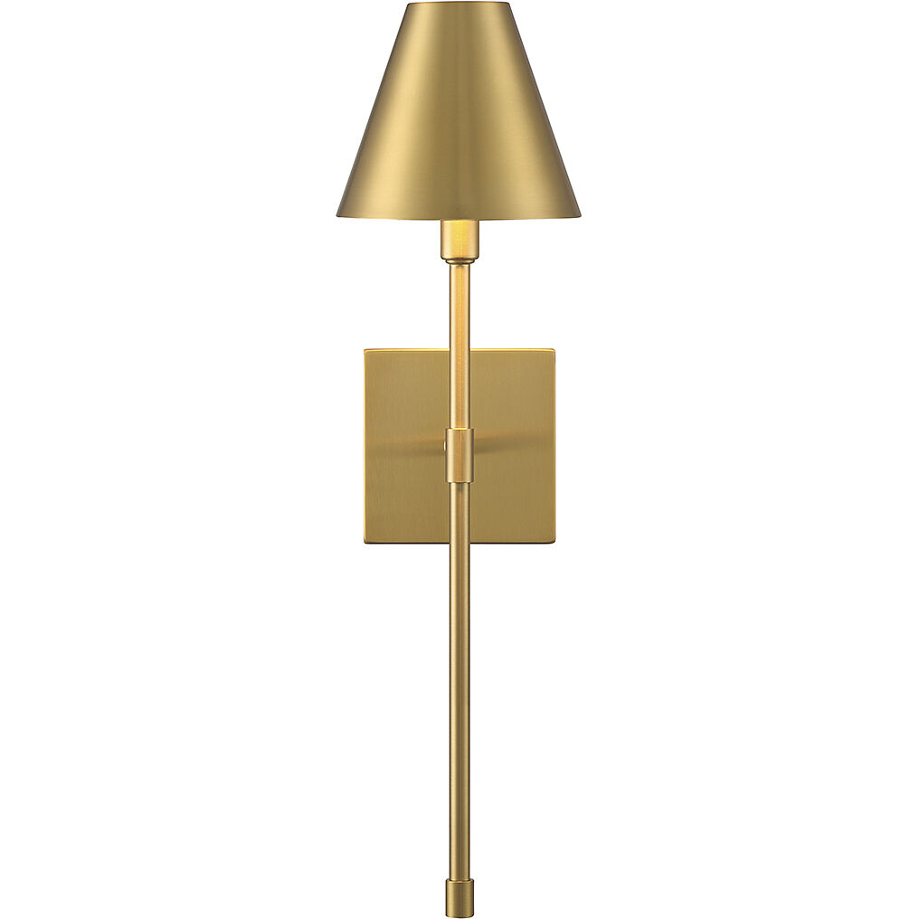 Jefferson 1 Light 5.5 inch Warm Brass Wall Sconce Wall Light