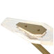 Down the Wrong Path 4 Light 45 inch Brass Kisser Pendant Ceiling Light