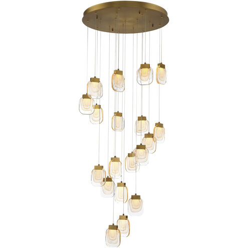 Paget LED 28.75 inch Gold Chandelier Ceiling Light