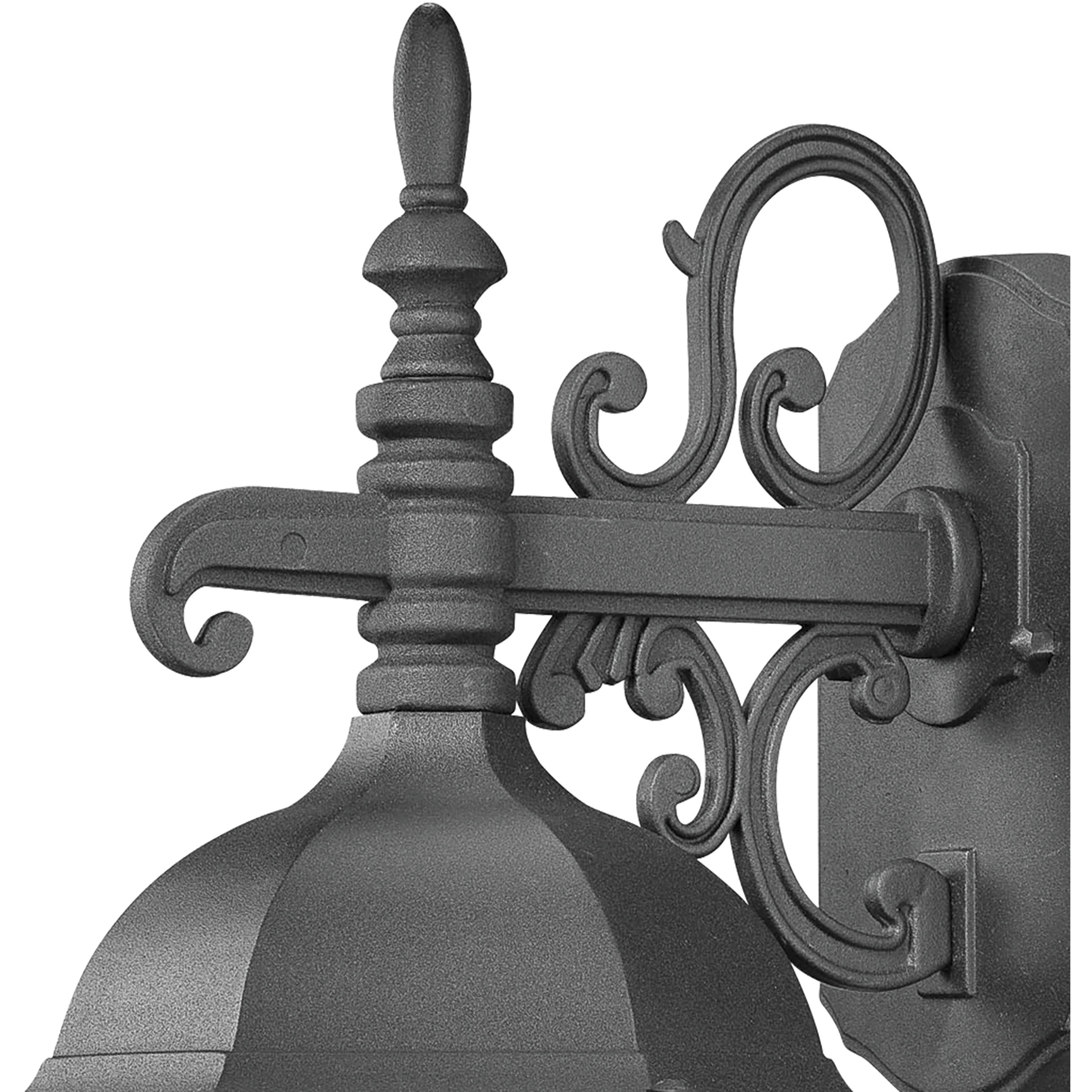 Covington 1 Light 16 inch Black Outdoor Wall Sconce