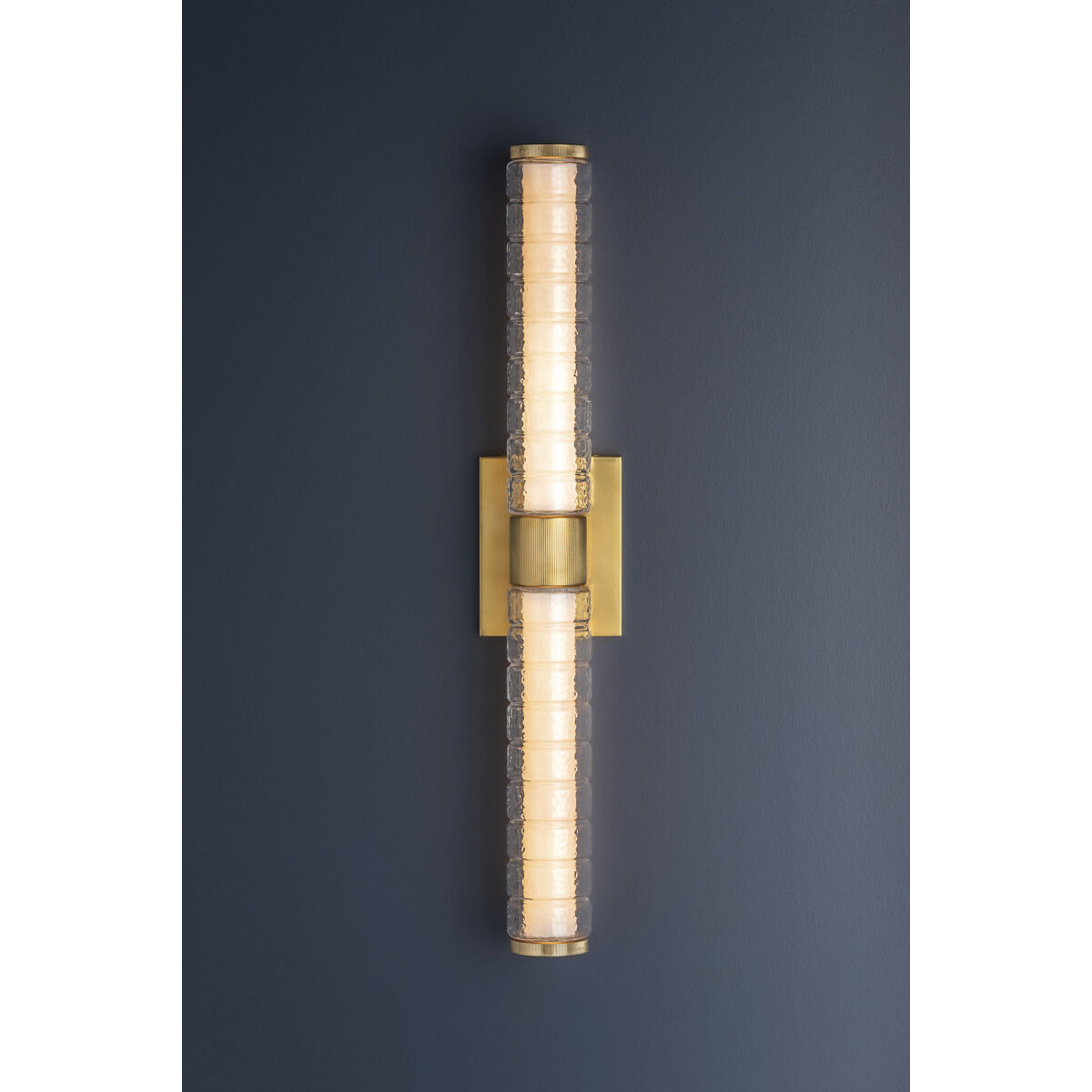Castor LED 4.25 inch Aged Brass Bath and Vanity Wall Light
