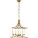 AH by Alexa Hampton Bantry House 6 Light 22 inch Antique Gild Lantern Pendant Ceiling Light