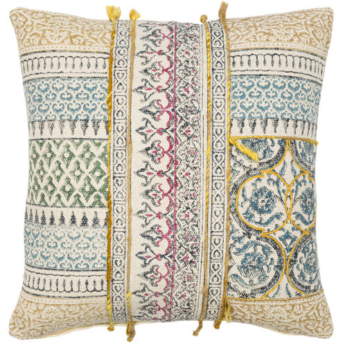 Sanga 22 inch Ink Blue Pillow Kit in 22 x 22, Square