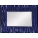 Zenith 39 X 31 inch Navy Mirror