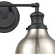 Haralson Vanity Light Wall Light in Charcoal