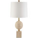 Adorno 32 inch 150.00 watt Natural/Beige/Antique Brass Table Lamp Portable Light