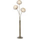 Bloom 61 inch 14.00 watt Black Nickel Floor Lamp Portable Light