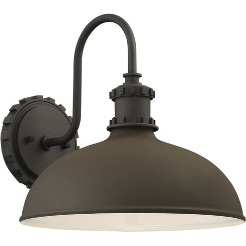Escudilla 1 Light 12 inch Textured Bronze Outdoor Wall Mount, Great Outdoors