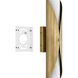 Crescendo 2 Light 5.25 inch Natural Brass Wall Sconce Wall Light