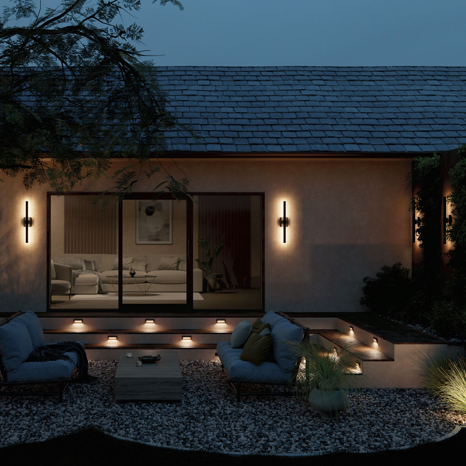 Garden wall spotlights on sale