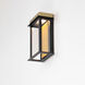 Rincon LED 10 inch Black / Gold Outdoor Wall Mount