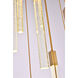 Weston 36 Light 42 inch Satin Gold Pendant Ceiling Light