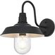 Rayan 1 Light 13 inch Black Outdoor Wall Sconce