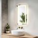 Riven 30 X 18 inch White LED Mirror