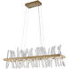 Canada LED 7.8 inch Gold Chandelier Ceiling Light