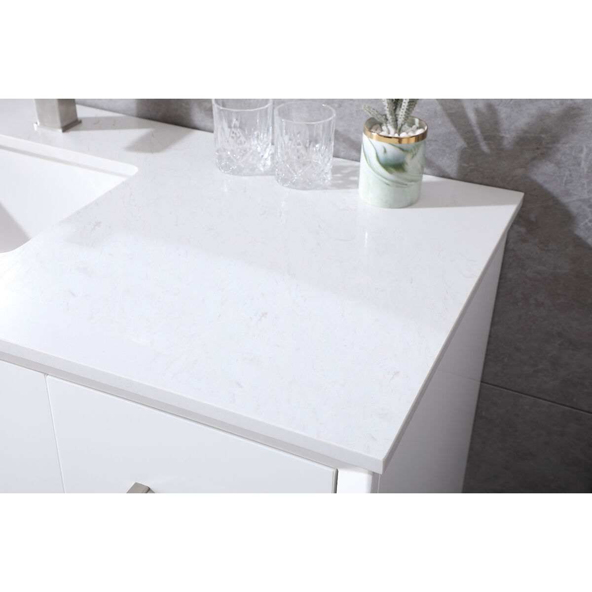 Hayes 54 X 22 X 35 inch White Vanity Sink Set