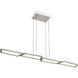 Geo LED 7 inch White Pendant Ceiling Light, Linear