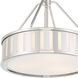 Kendal 3 Light 15.5 inch Polished Nickel Mini Chandelier Ceiling Light