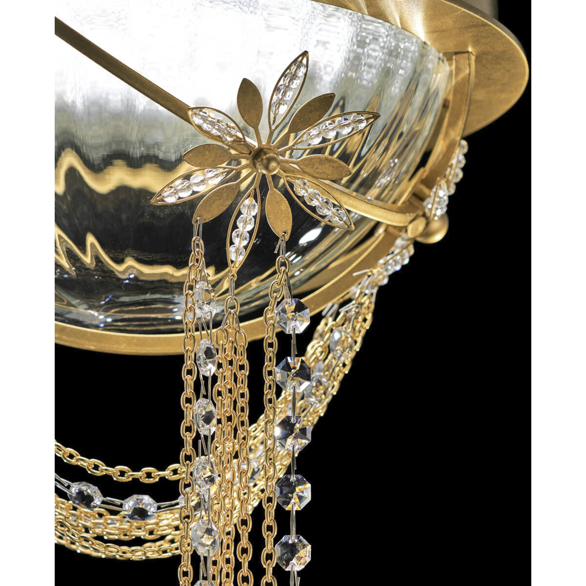 Forever Revere LED 11.75 inch Heirloom Gold Flush Mount Ceiling Light