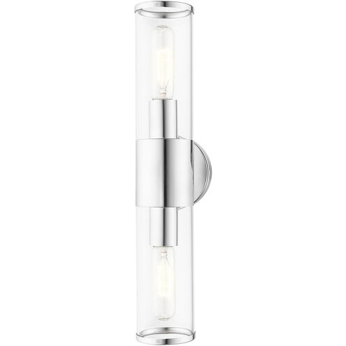 Banca 2 Light 19 inch Polished Chrome ADA Vanity Sconce Wall Light