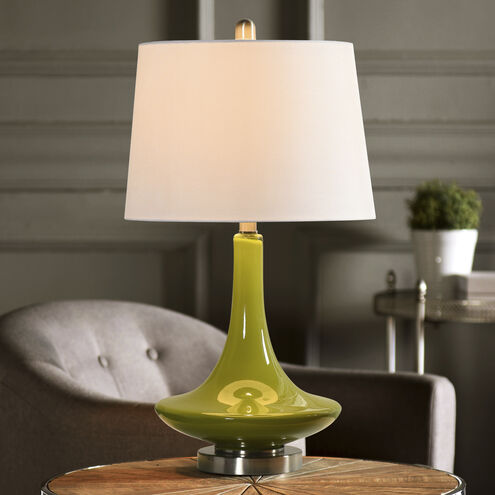 Signature 26 inch 150 watt Green Table Lamp Portable Light