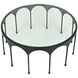 Achille 37 X 37 inch Matte Black Coffee Table