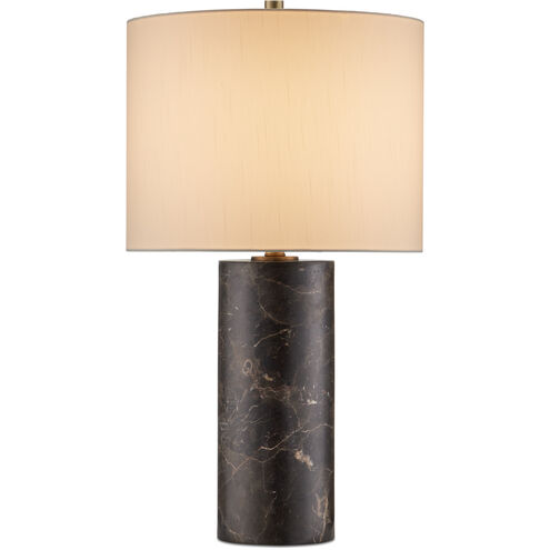 Vespera 25 inch 150 watt Coffee Brown/Antique Brass Table Lamp Portable Light