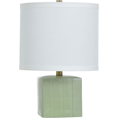 Matilda 18 inch 100 watt Mint Table Lamp Portable Light