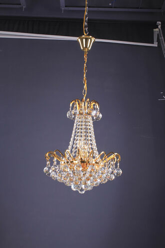 BET Series 18 inch Pendant Ceiling Light, Gold Frame