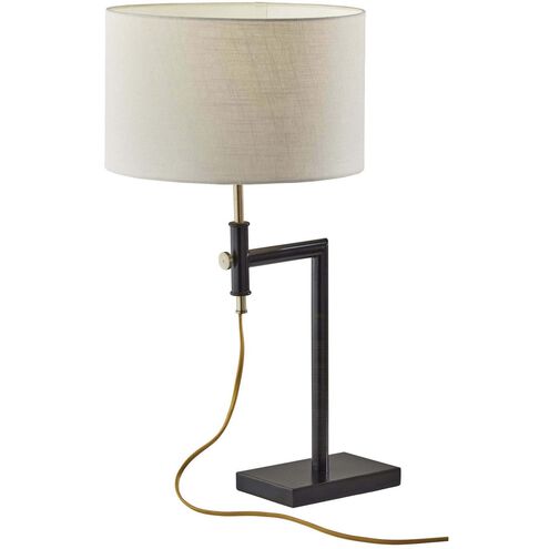Winthrop 24 inch 100 watt Antique Bronze Table Lamp Portable Light