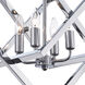 Isidro 4 Light 18 inch Chrome Pendant Ceiling Light