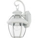Monterey 1 Light 13 inch White Outdoor Wall Lantern