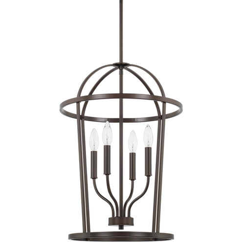 HomePlace by Capital Lighting Greyson 4 Light 16 inch Bronze Foyer Ceiling Light 528541BZ - Open Box