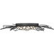 Yasmin LED 23.63 inch Natural Black Flush Mount Ceiling Light
