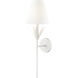 Primrose Indoor Wall Sconce Wall Light in Textured White