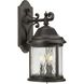 Ashmore 3 Light 9.63 inch Outdoor Wall Light