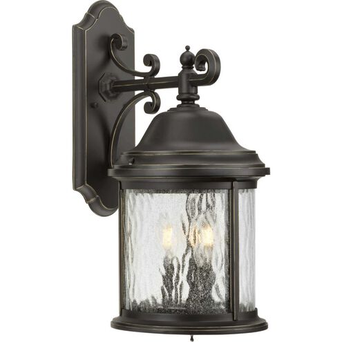 Ashmore 3 Light 21 inch Antique Bronze Outdoor Wall Lantern