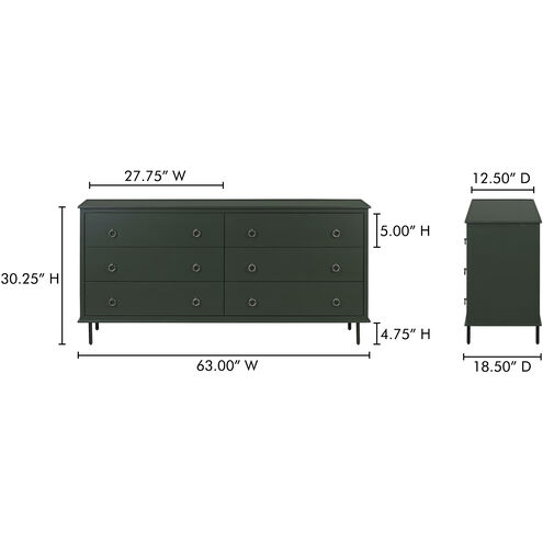 Reagan Green Dresser