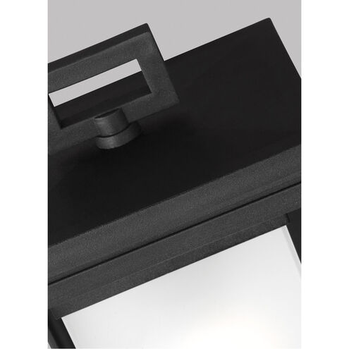 Roscoe 1 Light 11.5 inch Textured Black Outdoor Wall Lantern, Small