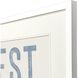 East Coast / Gulf Coast / West Coast Blue and Beige and White Framed Art, Propac