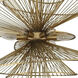 Aurora 6 Light 26 inch Nordic Brass Pendant Ceiling Light