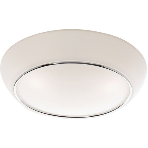 Ava 1 Light 9 inch Chrome Flush Mount Ceiling Light