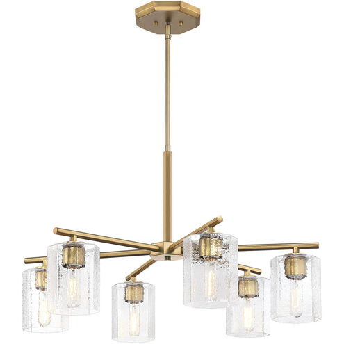 Haven LED 32 inch Old Satin Brass Chandelier Ceiling Light